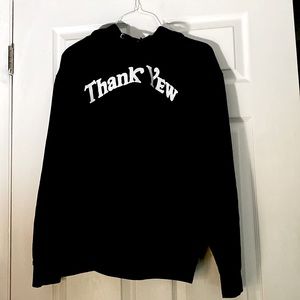 L Thank yew Hoodie Never worn before